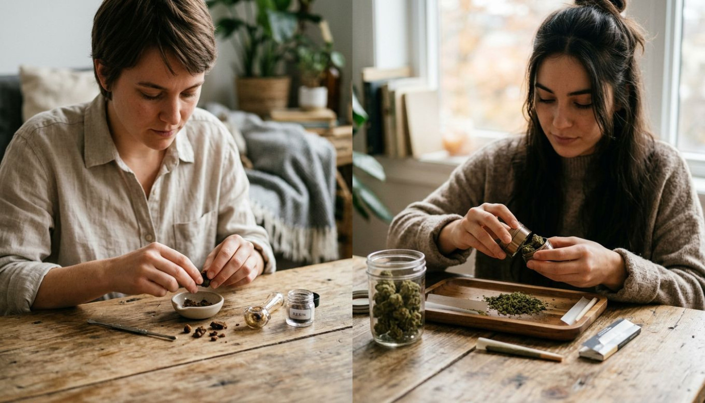 Zoom sur les différences d’utilisation entre résine et fleurs de cbd